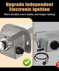 Propane Gas Burner Attachment For Karu 12 12G Karu 2 And Fyra 12 Pizza Ovens No Assembly Easy Install No Fuss Setup