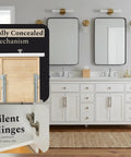 Modern 84 Inch Double Sink Bathroom Vanity In Crisp White Featuring Durable Quartz Top And Ample Storage Drawers with concealed hinges.
