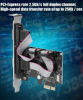 PCI Express To RS232 Serial Port Adapter Card With Two Port High Speed Data Converter For Industrial Automation and Data.