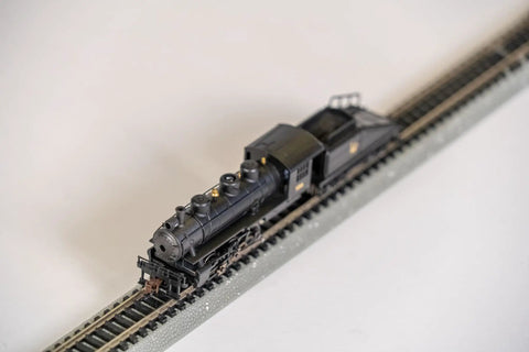 USRA 0-6-0 Switcher Locomotive With Tender For N Scale, Central New Jersey Theme on model track