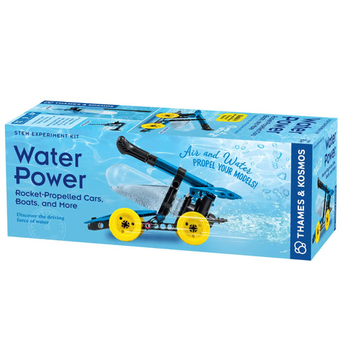 Water Power STEM Kit For Kids Hands On Build Rocket Propelled Cars And Jet Boats Explore Air And Water Physics Box