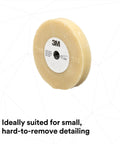 Eraser Wheel Adhesive Remover For Decals And Vinyl 4 Inch Diameter 5/8 Inch Thick Safe On Surfaces Won't Damage Substrates