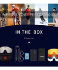 Polarized Sports Sunglasses With Five Interchangeable Lenses For Guys And Gals, Ultralight 19.2g set with accessories shown in box