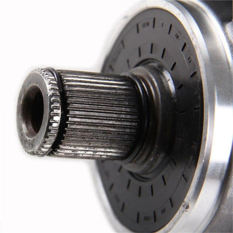 Rear Axle Transfer Case Assembly 0AU409053T Direct OE Fit For VW Passat CC Tiguan 4 Motion And Audi Q3 Quattro Bolt On In Minutes With CNC Machined Gears For Tight Meshing And Zero Power Loss More Torque On Starts close-up splined shaft