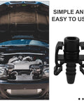 Badass Heavy Duty Quick Connect Heater Hose Connector For Radiators And Aux Tanks Heat Resistant Coolant Fitting in engine bay