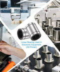 LM35UU Linear Ball Bearing Pair with 35mm Bore, 52mm OD, 70mm Length in 3D printer and CNC machine setup