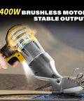 Cordless Sheet Metal Shear Brushless Electric Shears With 360 Degree Pivoting Head And Two Speed Control cutting metal