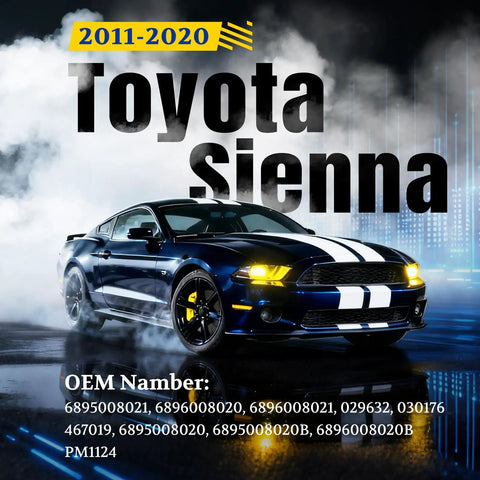 Toyota Sienna image with focus keyword Budget Friendly Rear Hatch Liftgate Struts PM1124 Trunk Shocks Lift Support Pair