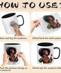 How to use UV DTF Cup Wrap Set 24 Sheets For Mugs And Glasses Do It Yourself Transfer Paper High Viscosity With Vivid 3D Color Pop Look 6cm By 2.4 Inch Sized Ready To Press No Heat Press Required, step-by-step guide.