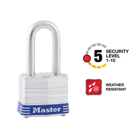 Outdoor Padlock Set With Keys Keyed Alike Long Hardened Shackles That Resist Cutting For Gates Sheds And Fences Weatherproof 3 Pack