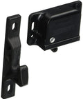 Southco C3-805 series black plastic concealed push-to-close latch with side-mount bracket