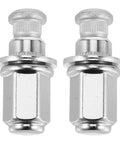 Heavy Duty Automotive Wheel Lug Nut Kit And Hub Bolt Replacement Set Compatible With Toyota Cars For Durable Universal Fit And Enhanced Tire Stability, silver steel