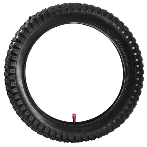 16x2.4/2.125 Inner Tube With Straight Valve Stem Replacement For MX650 MX500 SX500 Dirt Bikes With Red Stem Cap