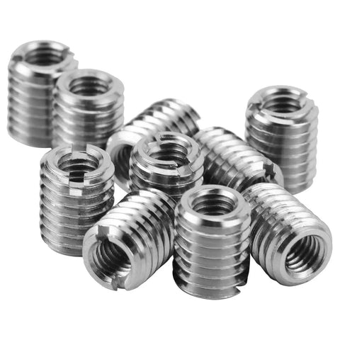 Top Notch Pocreation 10 Piece Inner Thread Inserts Kit Made From Heavy Duty 303 Stainless Steel For Fast And Reliable Hole Repair Tools That Get The Job Done Right Every Single Time Without Any Hassle, 10 inserts