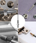 8 Piece Broken Water Pipe Extractor Set For Removing Stripped Screws And Broken Bolts, Pro Grade Alloy Steel, Rustproof Finish in use