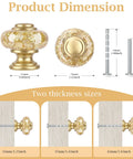 12 Pack Gold Dresser Knobs With Crystal Cabinet Drawer Pulls, Ultra Sleek Gold Hardware For Quick Home Makeovers, Easy To Install With Removable Screws, Game Changing Durable Glam Furniture Upgrade; 36mm knob, 22mm base