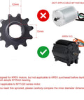 35 Tooth 11T Sprocket For Electric Motorbike ATV Quad Dirt Pit, Beefy Alloy Heat Treated High Strength Drive Sprocket, 35 Chain Compatible, Reduces Slippage And Wear, Improves Transmission Efficiency And Stability, Durable Performance. 12mm bore 15mm OD