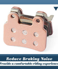 E-Bike Brake Pad Replacement For Q20 Q20 Pro H26 Pro E-Bicycle With XD-KLBS-DOT4 Hydraulic Brakes high-strength metal pad