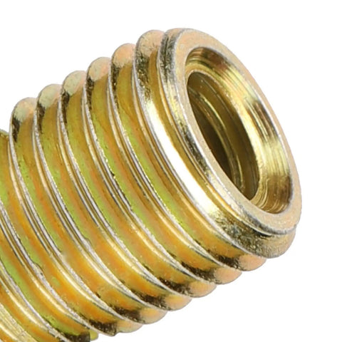 Self Tapping Thread Inserts Kit In Carbon Steel For Thread Repair With Inner M3x0.5 And Outer M5x0.5 Threads Plus Inner M12x1.75 And Outer M16x1.5 22mm Length Built To Last Heavy Duty Vibration Resistant Fastener Repair For Home Auto Industrial close-up