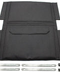 Top Shelf Transport Chair Back Cushion Replacement 19 Inch Wheelchair Back Upholstery Panel with mount kit and hardware