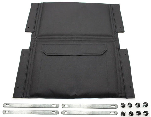Top Shelf Transport Chair Back Cushion Replacement 19 Inch Wheelchair Back Upholstery Panel with mount kit and hardware