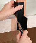 Using Edge Trimmer Guide Pro Grade Edge Banding Cutter For Cabinet Refacing Durable Square Cutting Tool on cabinet edge