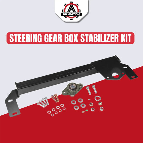 Ram Truck Steering Gear Box Stabilizer Kit With Dual Stabilizer Bar, Fits 1994-2002 Ram 1500 2500 3500 4X4 Dodge Ram
