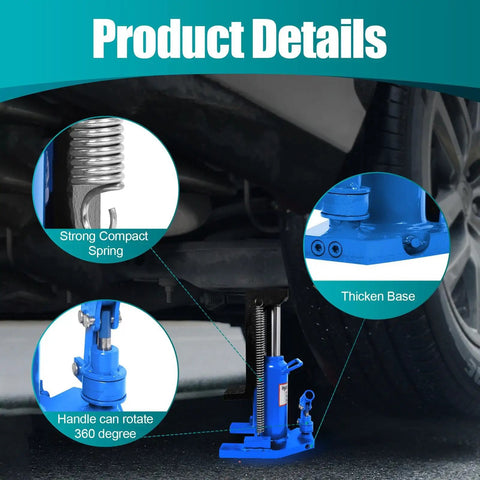 Solid As Rock Heavy Duty Hydraulic Toe Jack Crushes Through Stubborn Mechanic Repairs Up To Twenty Tons Using Heat Treated Steel Base For Tight Workshop Zones with strong compact spring and thickened base.