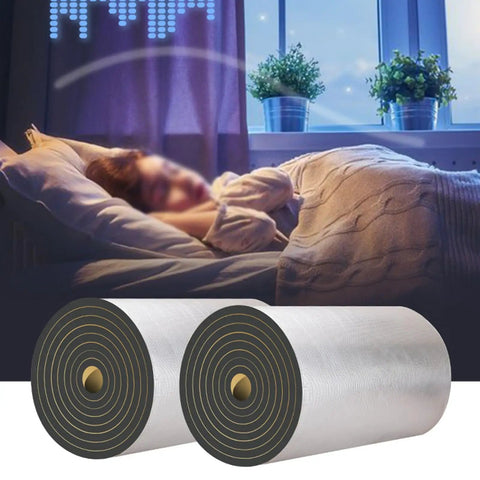 Stay Cool And Save Cash With This Rock Solid Thermal Insulation Roll featuring self adhesive aluminum foil, ideal for reducing noise.