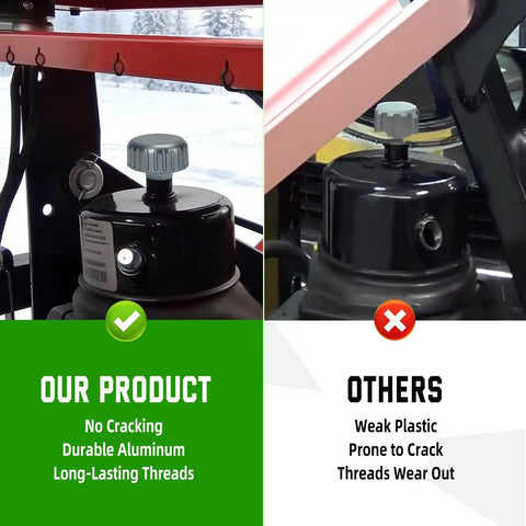 Top Shelf Aluminum Hydraulic Breather Cap Straight Drop In For Western Fisher And SnowEx Plow Pumps Badass Replacement For Blizzard Equipment Built For Deep Snow Grinds