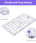 Headley Tools Rotary Cutter Set on purple-accented A3 cutting mat with grid lines and 3mm thickness