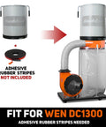 2 Micron Dust Filter Canister Kit For DC1100 Dust Collector, showing easy clean handle and filter attachment details