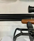 Rugged Carbon Fiber PA12 CF15 Barrel Band For AEA Challenger And Bullpup.50 Cal Shrouded, mounted on a firearm.