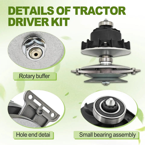Primary And Secondary Transmission Kit For Lawn Tractor Models D105 E100 X105 X106 100, component details shown