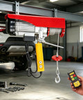 Get That Heavy Lifting Job Done Right With This Badass Double Control Electric Wire Rope Hoist Featuring A Nifty Long Range Remote.