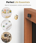 Top Tier 80 Piece Picture Hanging Kit Featuring Assorted Bulletproof Metal Hooks And Heavy Duty Nails For Stress Free Wall Art Displays Supporting Up To 60 Pounds For Quick Do It Yourself Home Makeovers, gold hook on wall.
