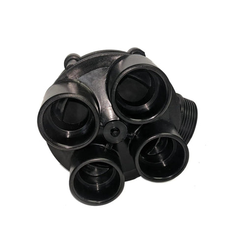 Top view of 1 Inch 4 Outlet Mini Indexing Valve with 2 3 and 4 Zone Cams for Irrigation Systems and City Water Slip Fit 1 Inch Inlet and Outlets