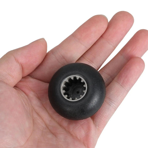 Blender Drive Socket Replacement Kit 4 Pcs Mushroom Head Plastic Gears Quick Install For Smoothies Slushies And Kitchen Blenders Boosting Blending Power And Overall Efficiency, black plastic gear close-up in hand