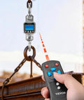 Heavy Duty Digital Crane Scale With 6600 Lbs Max Capacity And Rock Solid Cast Aluminum Case for accurate weight measurements.