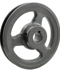 7/8 Inch Bore V Belt Pulley With 5.45 Inch Outer Diameter One Groove Beefy Cast Iron Sheave For AX 3L 4L V-Belt Systems
