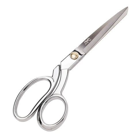 Beastly Sharp All Metal 8 Inch Tailor Scissors For Sewing And Quilting That Slice Through Multi Layer Fabric Denim Leather Burlap Canvas Heavy Duty For Pattern Cutting Alterations Dressmaking And Hand Craft Projects, side view