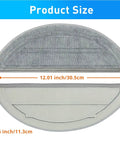 4 Pack Replacement Mop Pads For Roborock Q10 S5 S5 Plus Q10 X5 X5 Plus Robotic Vacuum Cleaner showing size dimensions