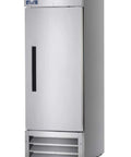 Solid As A Rock Seven Foot Reach In Commercial Refrigerator Packing 23 Cubic Feet Of Chilled Storage For Busy Kitchens with stainless steel finish.