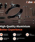 Front Suspension Beefed Up 14 Piece Control Arm Replacement Kit For Toyota Camry 2007 2011 Durable Metal Coated For Long Life And A Smooth Safe Ride With Tight Handling, 14-piece black metal kit
