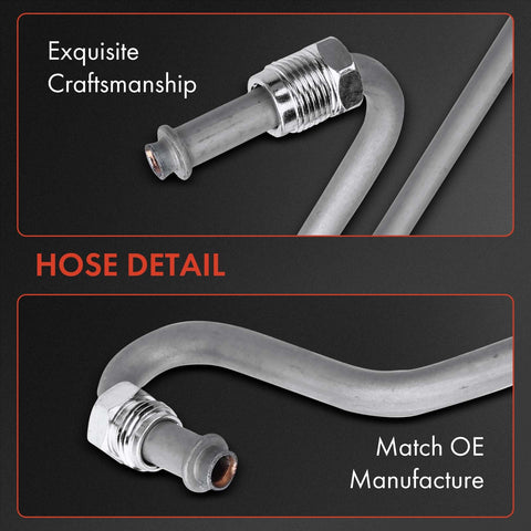 Power Steering Pressure Line Hose Assembly Direct Fit Replacement For Chevy Silverado Tahoe GMC C1500 C2500 K1500 Suburban Yukon 5.0L 5.7L With O Ring