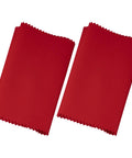 Red 88 Key Piano Keyboard Dust Cover Two Pack For Upright Grand Pianos, Digital Pianos And Electronic Keyboards, Protective Cloth Key Covers