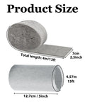 Mice Proofing Kit No Fuss With Steel Wool 0000 And Stainless Mesh, includes 2.5-inch steel wool and 5-inch mesh rolls, product size image.