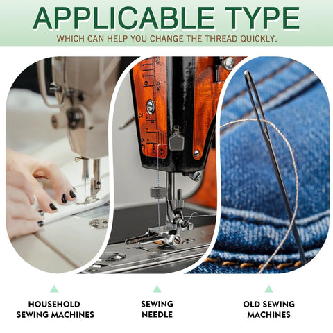 Sewing Machine Needle Threader Set For Fast Auto Threading, 2026 New Automatic Needle Threader Tool for various sewing machines.