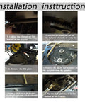Installation instructions for Drag Link Tie Rod Set For John Deere L100 L120 L130 GY20491 GY20492 Direct Replacement Steering Kit For Lawn Tractors And Compatible Models Beefed Up For Long Lasting Performance And Easy Install