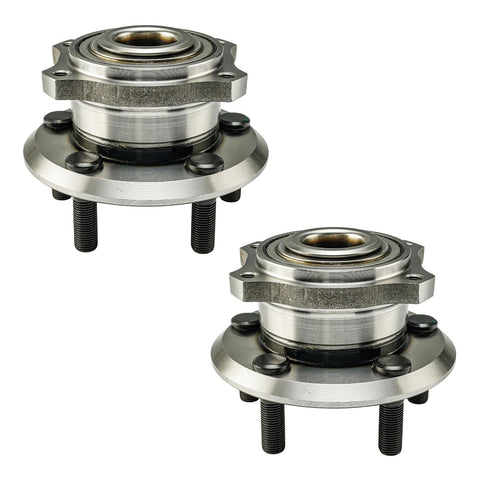 Rear Wheel Bearing Hub Assembly 5-Lug 2-Piece Direct Fit Kit Fits 2005-2009 Chrysler 300 RWD, 2007-2009 Dodge Charger RWD
